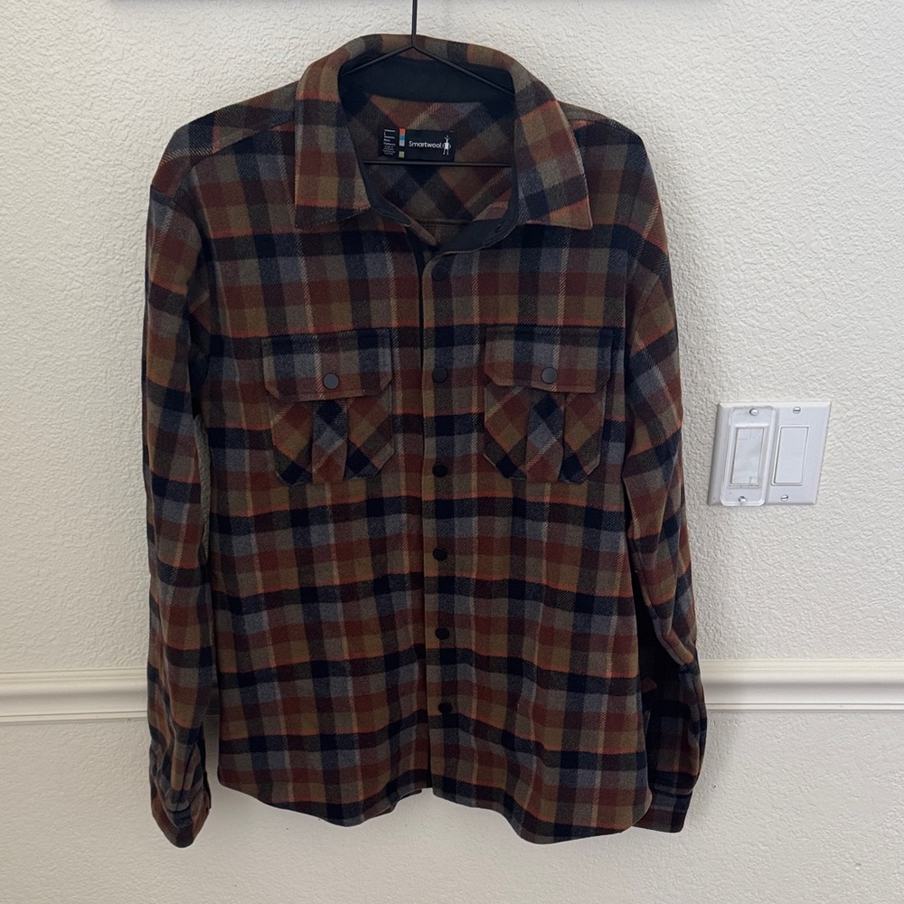 Smartwool Anchor Line Shirt Jacket Sz L